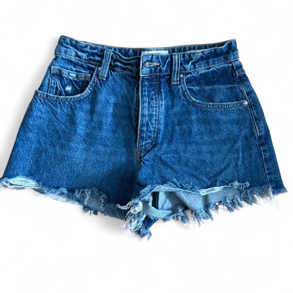 Cotton On Dark Blue Denim Shorts